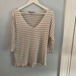 French Connection striped tshirt